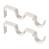 Temple &amp; Webster Nova Curtain Double Brackets