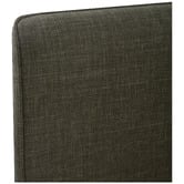 Temple &amp; Webster Bonnie Upholstered Ball Foot Bed