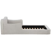 Temple &amp; Webster Cove Chenille Single Floor Bed