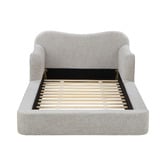 Temple &amp; Webster Cove Chenille Single Floor Bed