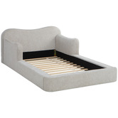 Temple &amp; Webster Cove Chenille Single Floor Bed