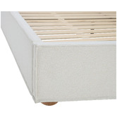 Temple &amp; Webster Raya Upholstered Bed Base