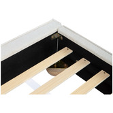 Temple &amp; Webster Raya Upholstered Bed Base