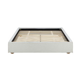 Temple &amp; Webster Raya Upholstered Bed Base
