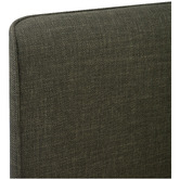 Temple &amp; Webster Bonnie Upholstered Ball Foot Bed