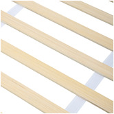 Temple &amp; Webster Raya Upholstered Bed Base