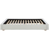 Temple &amp; Webster Raya Upholstered Bed Base