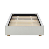 Temple &amp; Webster Raya Upholstered Bed Base