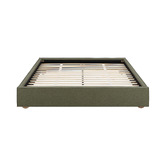 Temple &amp; Webster Raya Upholstered Bed Base