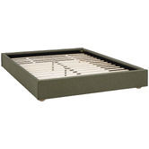 Temple &amp; Webster Raya Upholstered Bed Base