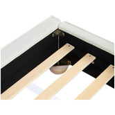 Temple &amp; Webster Raya Upholstered Bed Base