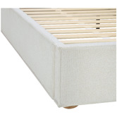 Temple &amp; Webster Raya Upholstered Bed Base