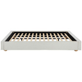 Temple &amp; Webster Raya Upholstered Bed Base