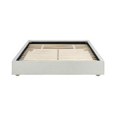 Temple &amp; Webster Raya Upholstered Bed Base