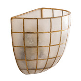 Temple &amp; Webster Ellidy Capiz Shell Wall Light