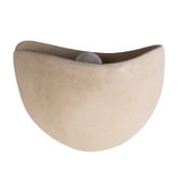Temple &amp; Webster Jagger Organic Travertine-look Wall Light