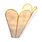 Temple &amp; Webster Mintie Scalloped Capiz Shell Wall Light