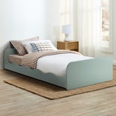 Temple &amp; Webster Wavy Single Floor Bed