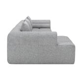 Temple &amp; Webster Bowie 4 Seater Boucle Sofa with Chaise