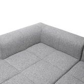 Temple &amp; Webster Bowie 4 Seater Boucle Sofa with Chaise