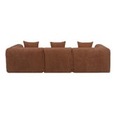 Temple &amp; Webster Bowie 4 Seater Boucle Sofa with Chaise