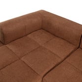 Temple &amp; Webster Bowie 4 Seater Boucle Sofa with Chaise