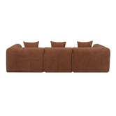Temple &amp; Webster Bowie 4 Seater Boucle Sofa with Chaise