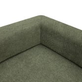 Temple &amp; Webster Jemima 3 Seater Queen Boucle Sofa Bed