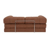 Temple &amp; Webster Nyx 3 Seater Queen Boucle Sofa Bed