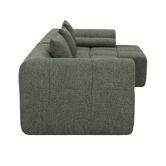 Temple &amp; Webster Bowie 4 Seater Boucle Sofa with Chaise