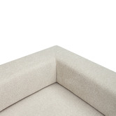 Temple &amp; Webster Jemima 3 Seater Queen Boucle Sofa Bed