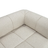 Temple &amp; Webster Nyx 3 Seater Queen Boucle Sofa Bed