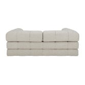 Temple &amp; Webster Nyx 3 Seater Queen Boucle Sofa Bed