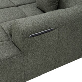 Temple &amp; Webster Bowie 4 Seater Boucle Sofa with Chaise