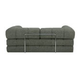 Temple &amp; Webster Nyx 3 Seater Queen Boucle Sofa Bed