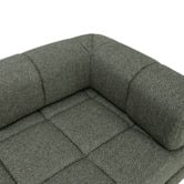 Temple &amp; Webster Nyx 3 Seater Queen Boucle Sofa Bed
