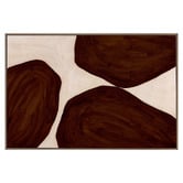 Temple &amp; Webster Cocoa Drift Framed Canvas Wall Art
