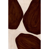 Temple &amp; Webster Cocoa Drift Framed Canvas Wall Art