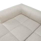 Temple &amp; Webster Bowie 4 Seater Boucle Sofa with Chaise