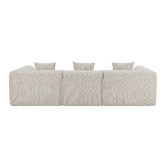 Temple &amp; Webster Bowie 4 Seater Boucle Sofa with Chaise