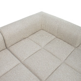 Temple &amp; Webster Bowie 4 Seater Boucle Sofa with Chaise