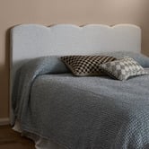 Temple &amp; Webster Pippa Queen Upholstered Bedhead