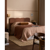 Temple &amp; Webster Pippa Queen Upholstered Bedhead