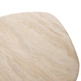 Temple &amp; Webster Ari Travertine Side Table