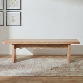 Temple &amp; Webster Arielle Mango Wood Dining Bench