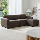 Temple &amp; Webster Barton 4 Seater Modular Sofa &amp; Ottoman Set