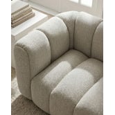 Temple &amp; Webster Nelson Premium 3 Seater Upholstered Sofa with Chaise
