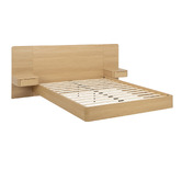 Temple &amp; Webster Rupert Queen Bed with Built-in Bedside Tables