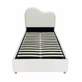 Temple &amp; Webster Cloud Boucle Gas Lift Bed