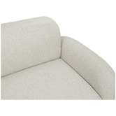 Temple &amp; Webster Georgia 1.5 Seater Single Boucle Sofa Bed